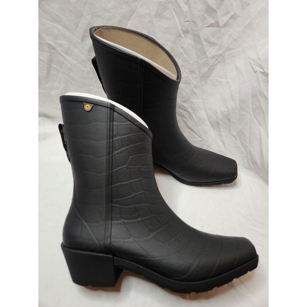 Bogs Jolene Mid Waterproof Boots Women's 11 Black
